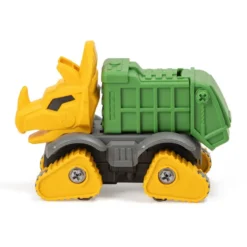 Juego de construcción camión volquete dinosaurio – Green Dino
