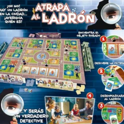 Juego de mesa familiar - ¡Atrapa al ladrón!