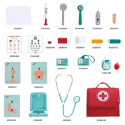 Juego médico del pequeño doctor - 22 piezas