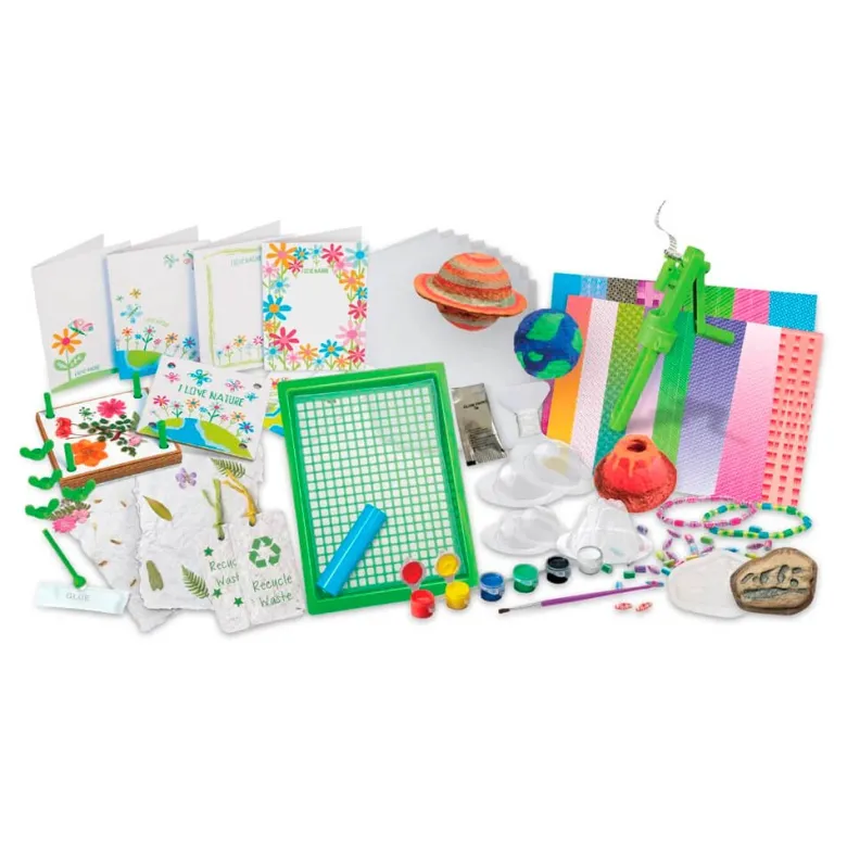 Juegos creativos con papel reciclado – Eco Steam Green Paper