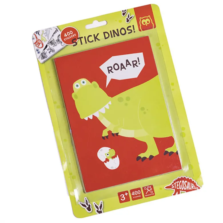 Álbum stickers dinosaurios