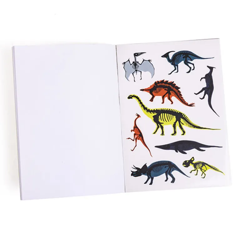 Álbum stickers dinosaurios