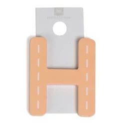 Letra decorativa adhesiva de madera H
