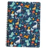 Libreta A5 pautada con diseño de dinosaurios