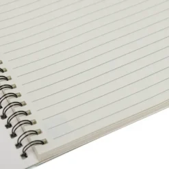 Libreta A5 pautada con diseño de flores