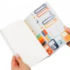 Libro de pegatinas y notas autoadhesivas con diseño de dinosaurios