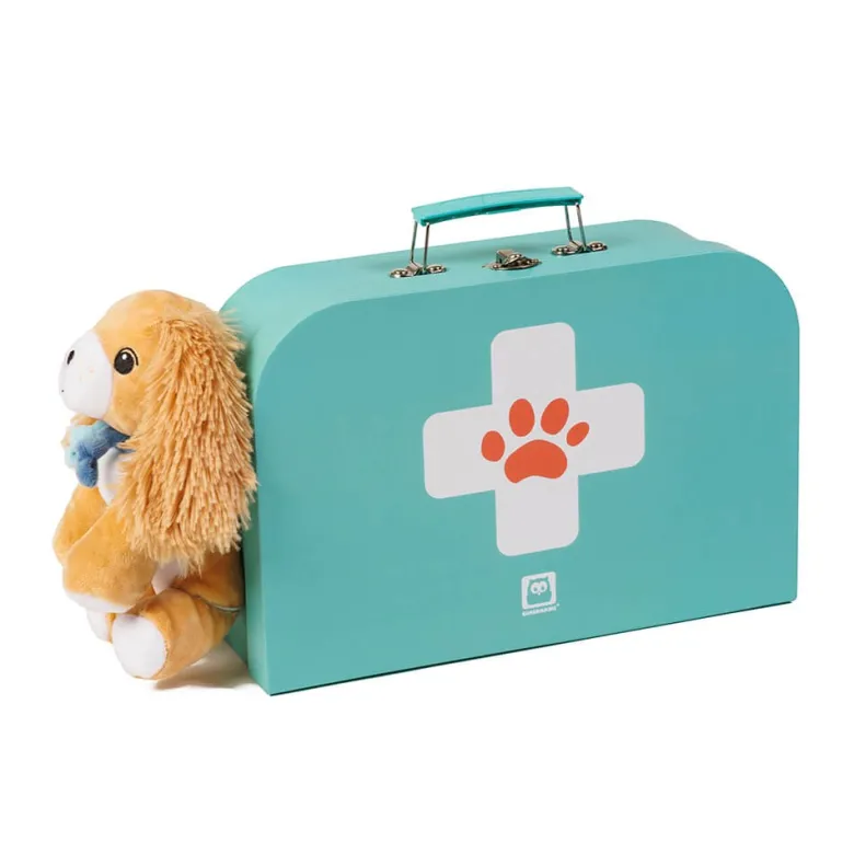 Maletín profesional de juguete con 14 accesorios - Veterinario