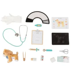 Maletín profesional de juguete con 14 accesorios - Veterinario