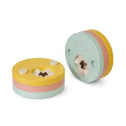 Manguitos Evolutivos Blossom- Azul,coral y amarillo
