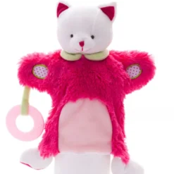 Marioneta y Dou Dou gatita rosa 2 en 1