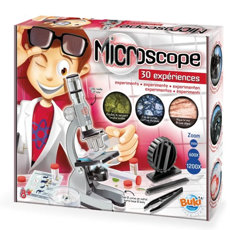 Microscopio con 30 experimentos