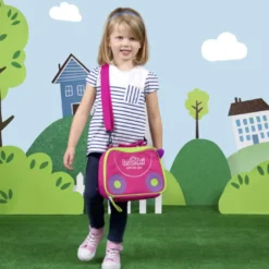 Mochila portalimentos rosa