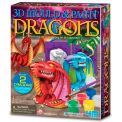 Moldea y pinta dragones en 3D