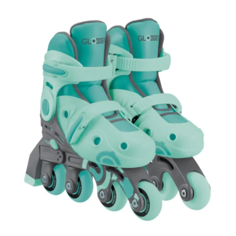 Patines evolutivos 2 en 1 para patinar en linea - Talla 26-29 color menta