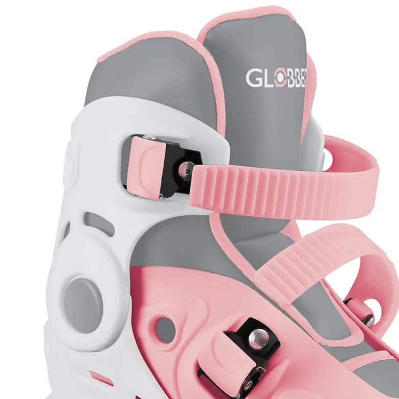 Patines evolutivos 2 en 1 para patinar en linea - Talla 30-33 color rosa pastel
