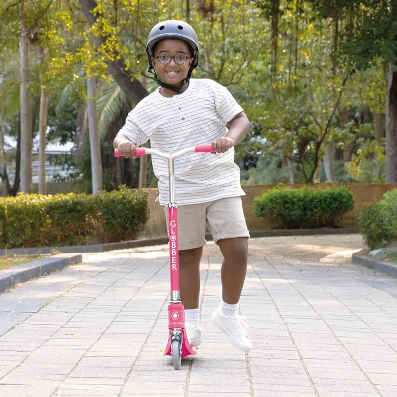 Patinete ajustable y plegable de 2 ruedas - Flow Foldable 125 Fuchsia