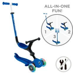 Patinete Go Up Active Luces - Navy Blue