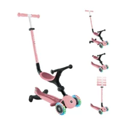 Patinete GO UP ACTIVE LUCES 360º - Pastel Pink