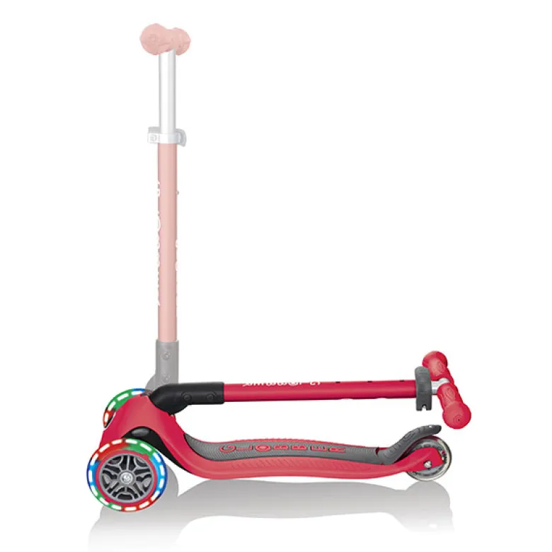 Patinete Primo Foldable Lights New Red
