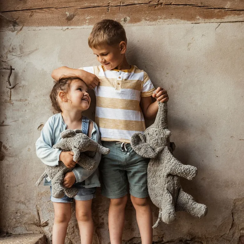 Peluche y almohada calentable – Elefante Grande
