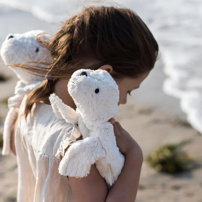 Peluche y almohada calentable – Foca Blanca Pequeña