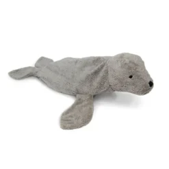 Peluche y almohada calentable – Foca Grande Gris