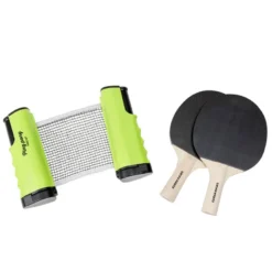 Ping Pong portátil con red extensible, 2 palas y 3 pelotas