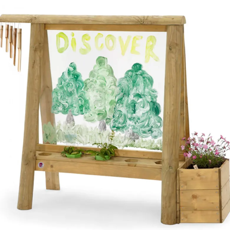 Pizarra de madera Discovery Crea y pinta