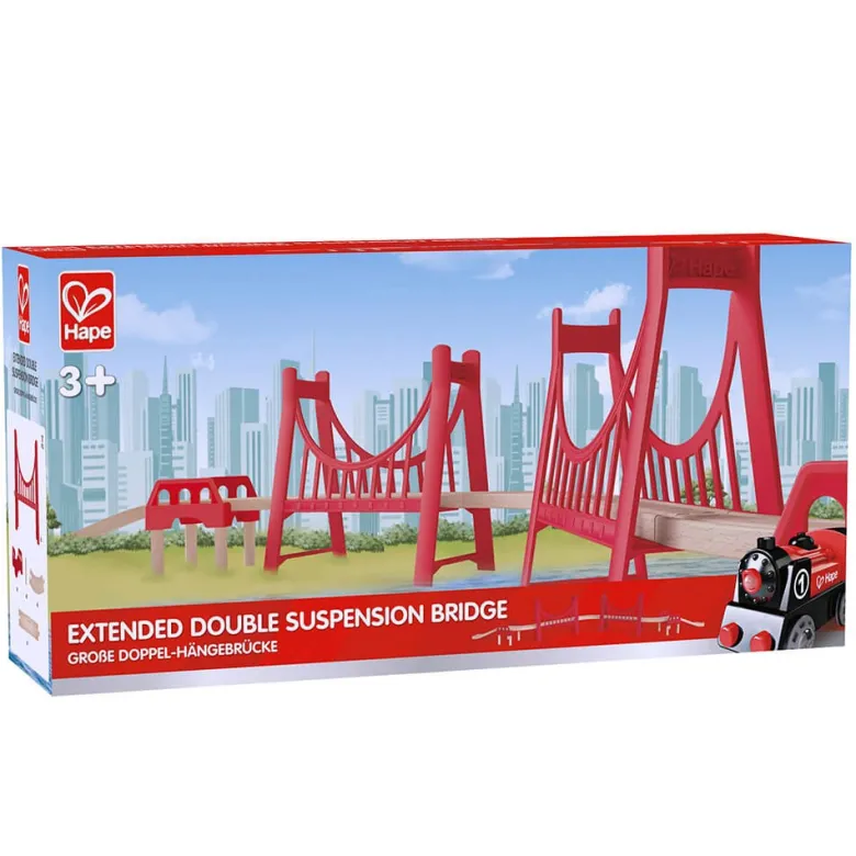 Puentes suspendidos para circuitos de tren