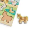 Puzle encajable musical de madera – Farm Friends