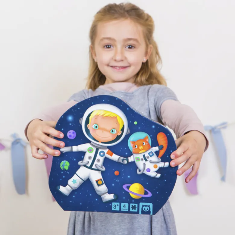 Puzle evolutivo Astronauta 4 en 1