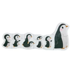 Puzle evolutivo 4 en 1 de 18 piezas - Animales polares