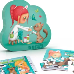 Puzle evolutivo Veterinaria 4 en 1