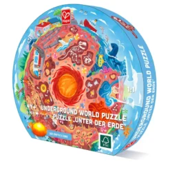 Puzle gigante circular iluminado de 36 piezas – Bajo tierra