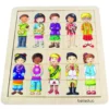 Puzle niños del mundo "Match & Mix"