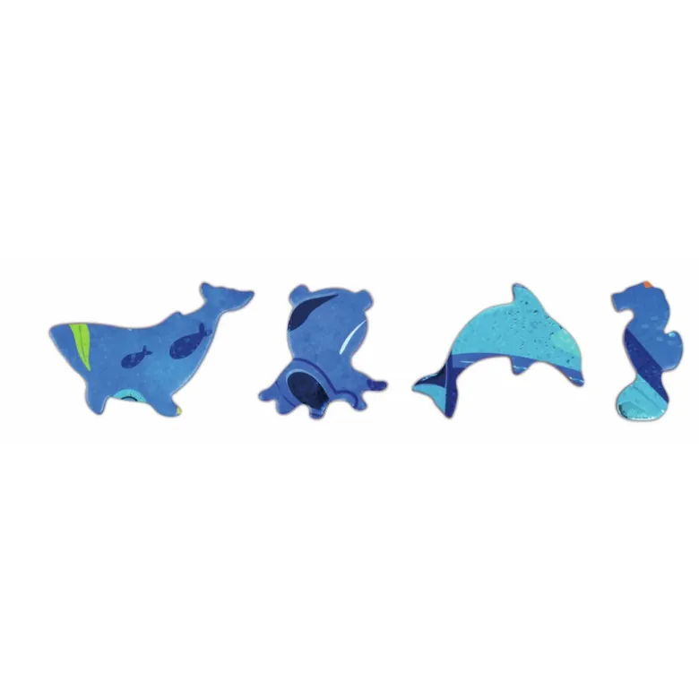 Puzzle de Suelo Brillante de Ballena - 200 pzs