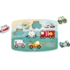 Puzzle encajable vehículos emergencias