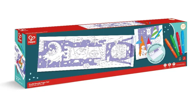 Rollo de Papel para Garabatos de Castillos