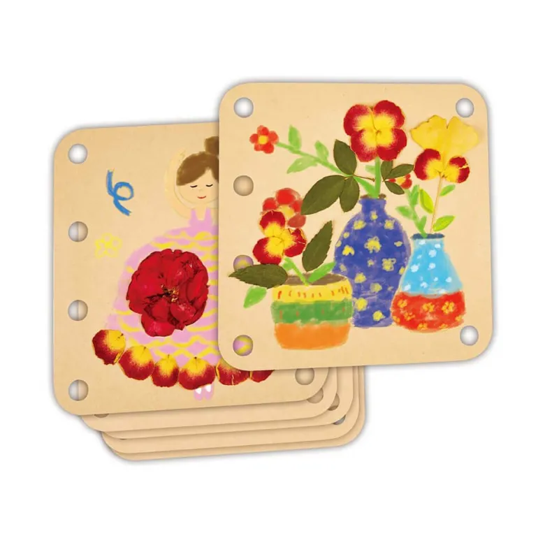 Set artístico prensador de flores
