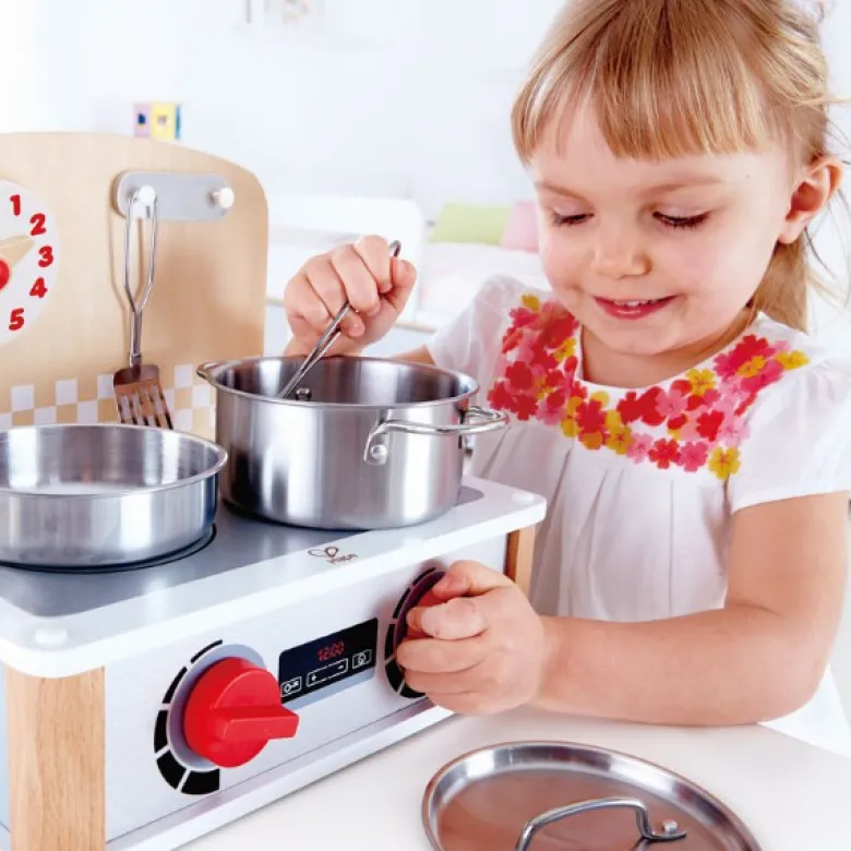 Set cocina y grill para cocinitas