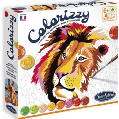Set colorerar colorizzy por números savana