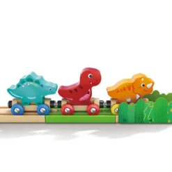 Set de Juego Tren de Dinosaurios con Cubo