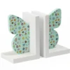 Sujetalibros infantil original y decorativo de madera con forma de mariposa