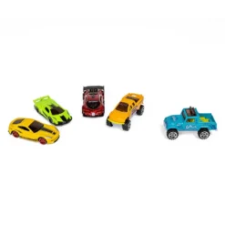 Surtido 5 coches de carreras Colors Racing Metal Cars