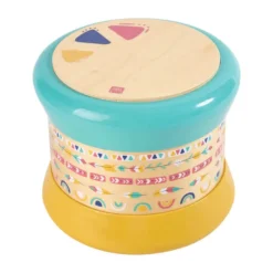 Tambor de juguete electrónico con ritmos y sonidos