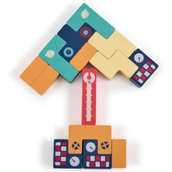Tetris de madera con múltiples opciones de juego