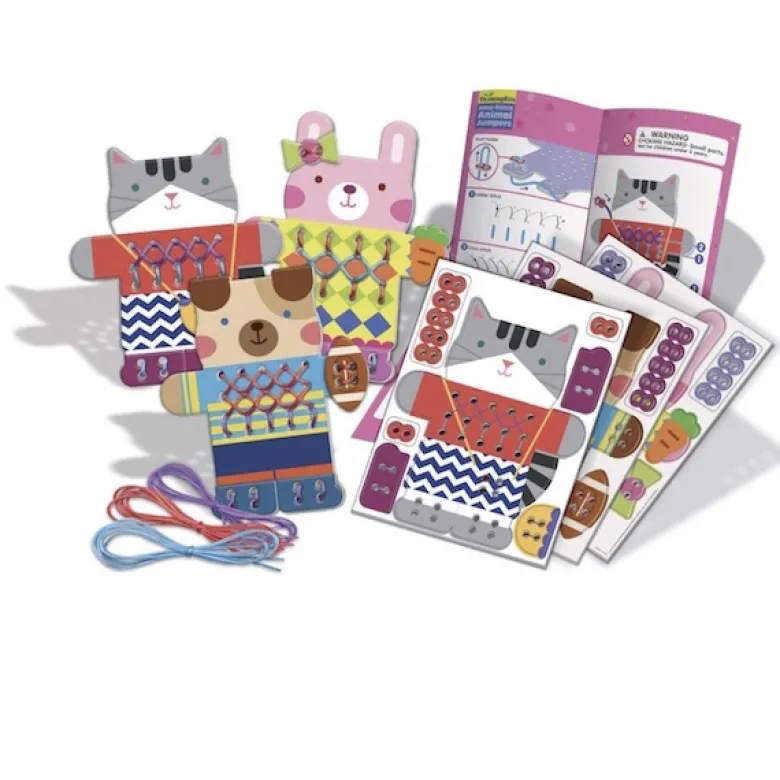 Thinking kits bordado jerséis animales