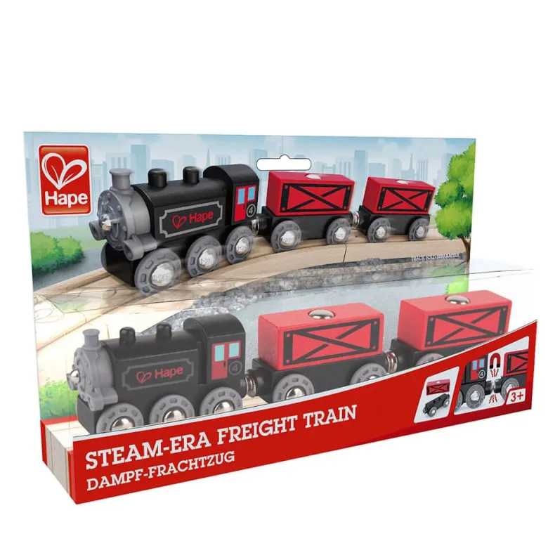 Tren de mercancías a vapor