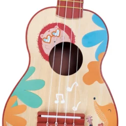 Ukelele realista de 56 cm con 4 cuerdas ajustables